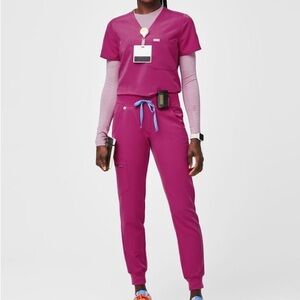 FIGS Womens Raspberry Sorbet Set Size Medium